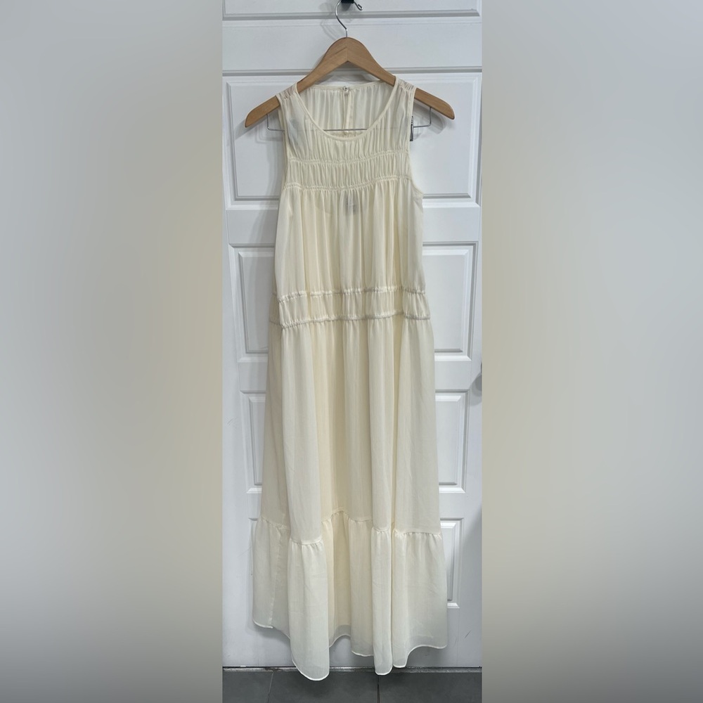 A New Day Cream Sleeveless Dress